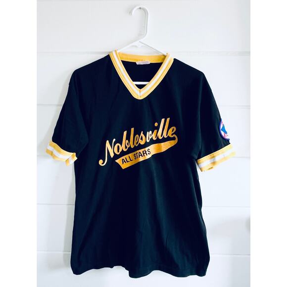 Vintage Noblesville Indiana All Stars Babe Ruth Baseball Jersey, Size L - Picture 1 of 4